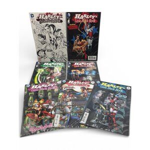 Harleys Little Black Book 1-6 Complete Set NM + #1 B&W Sketch Variant DC 2016